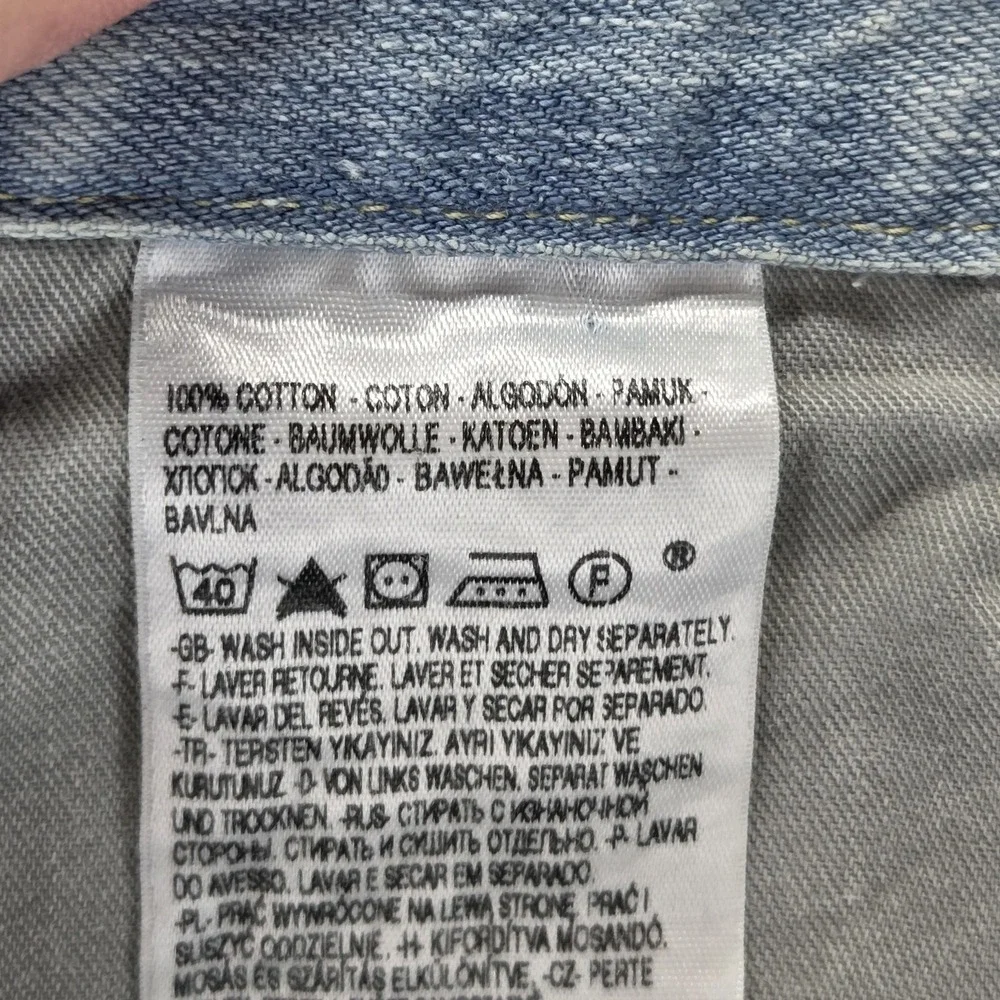 Vintage Levis Engineered Jeans Mens 36x32 Blue Buckle Back One‎ Pocket Twisted